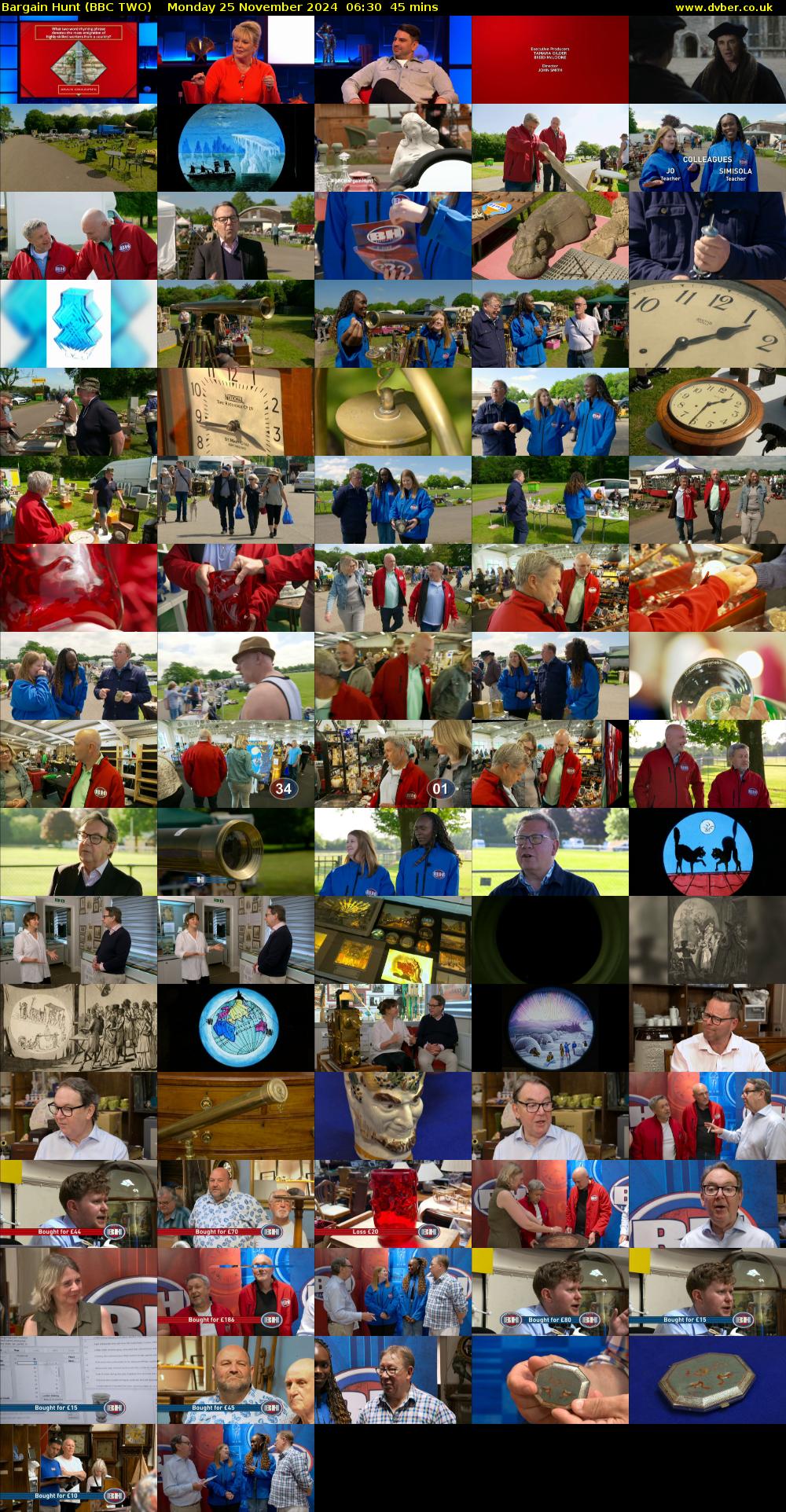 Bargain Hunt (BBC TWO) Monday 25 November 2024 06:30 - 07:15