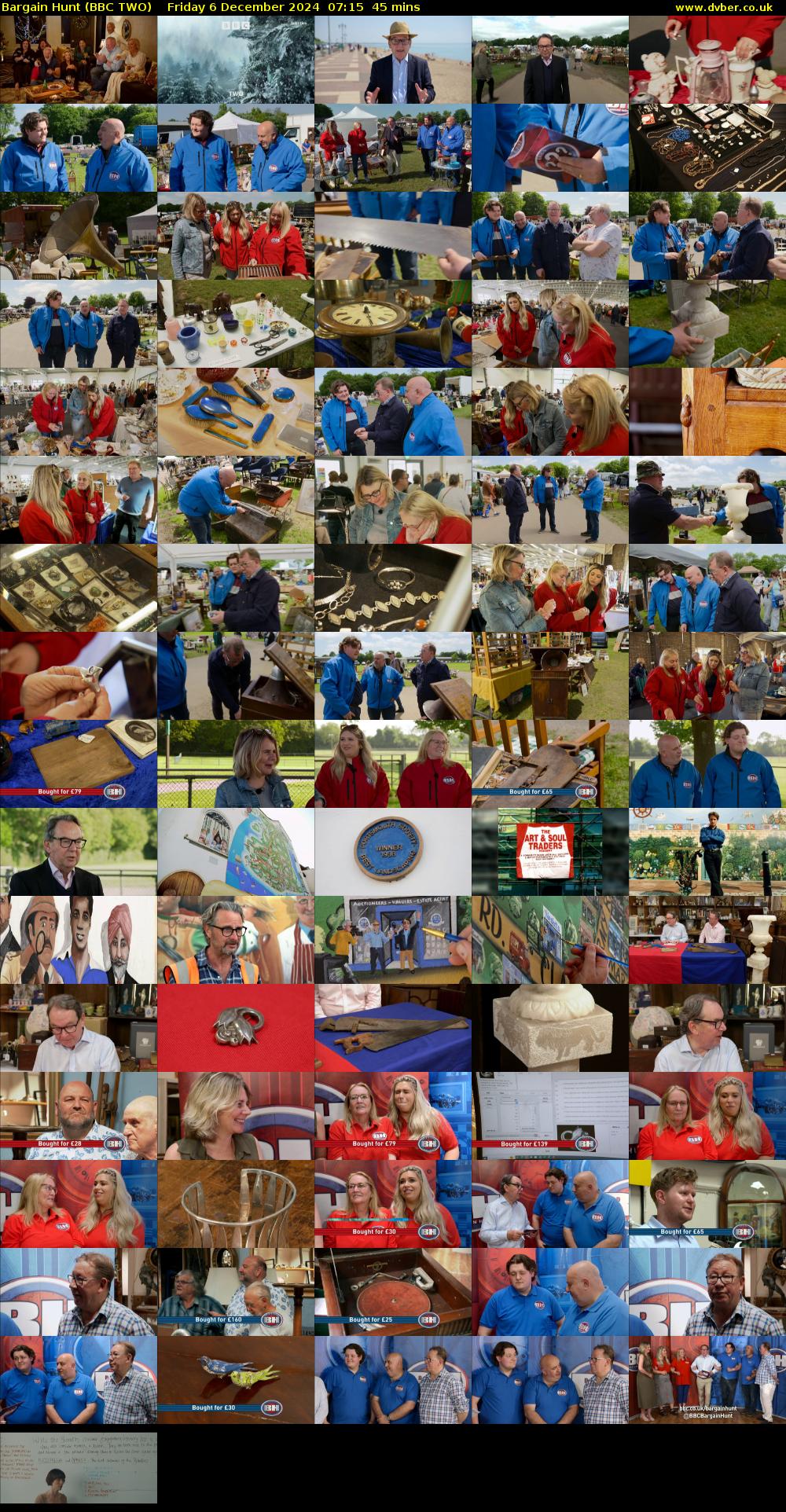 Bargain Hunt (BBC TWO) Friday 6 December 2024 07:15 - 08:00