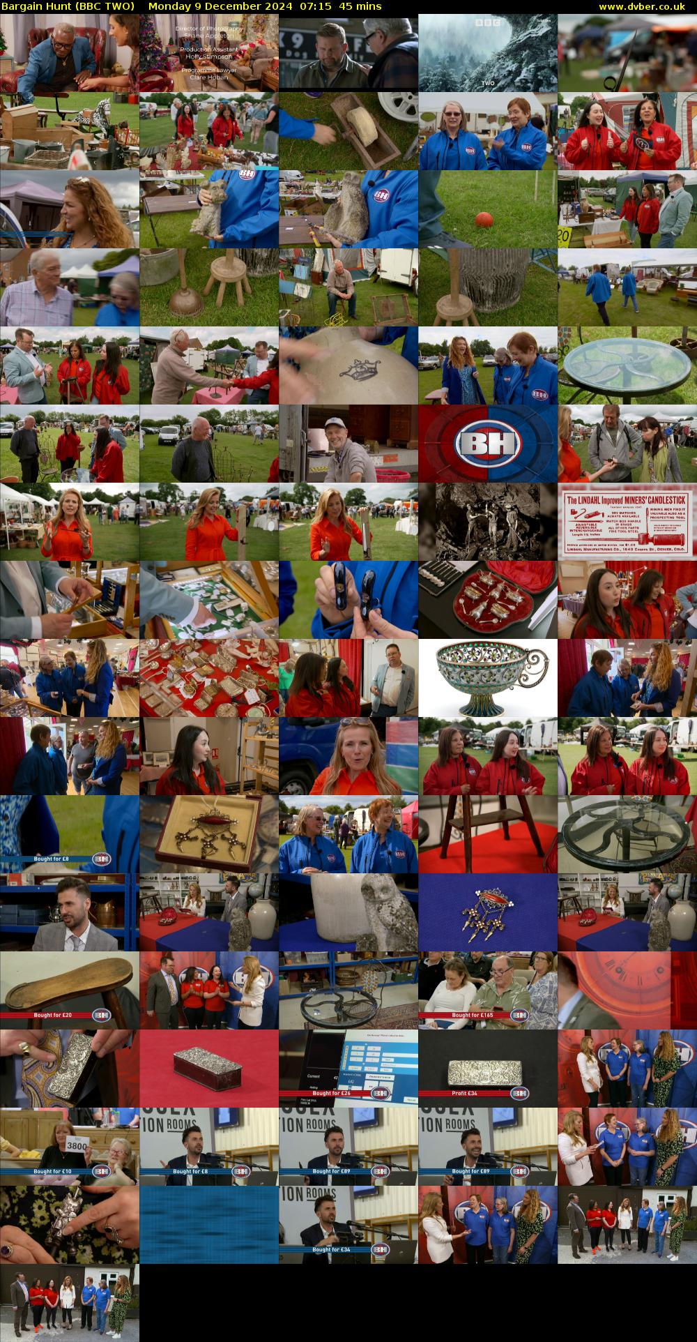 Bargain Hunt (BBC TWO) Monday 9 December 2024 07:15 - 08:00