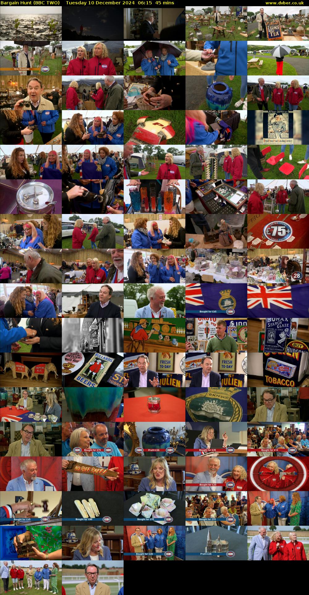 Bargain Hunt (BBC TWO) Tuesday 10 December 2024 06:15 - 07:00