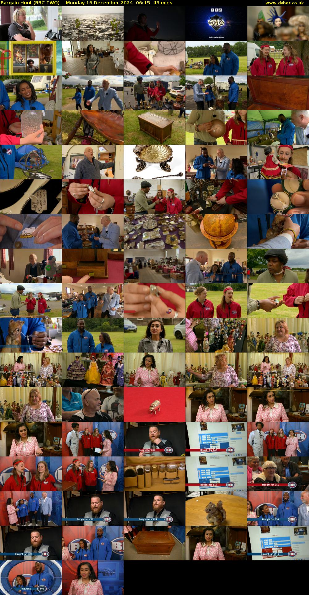 Bargain Hunt (BBC TWO) Monday 16 December 2024 06:15 - 07:00