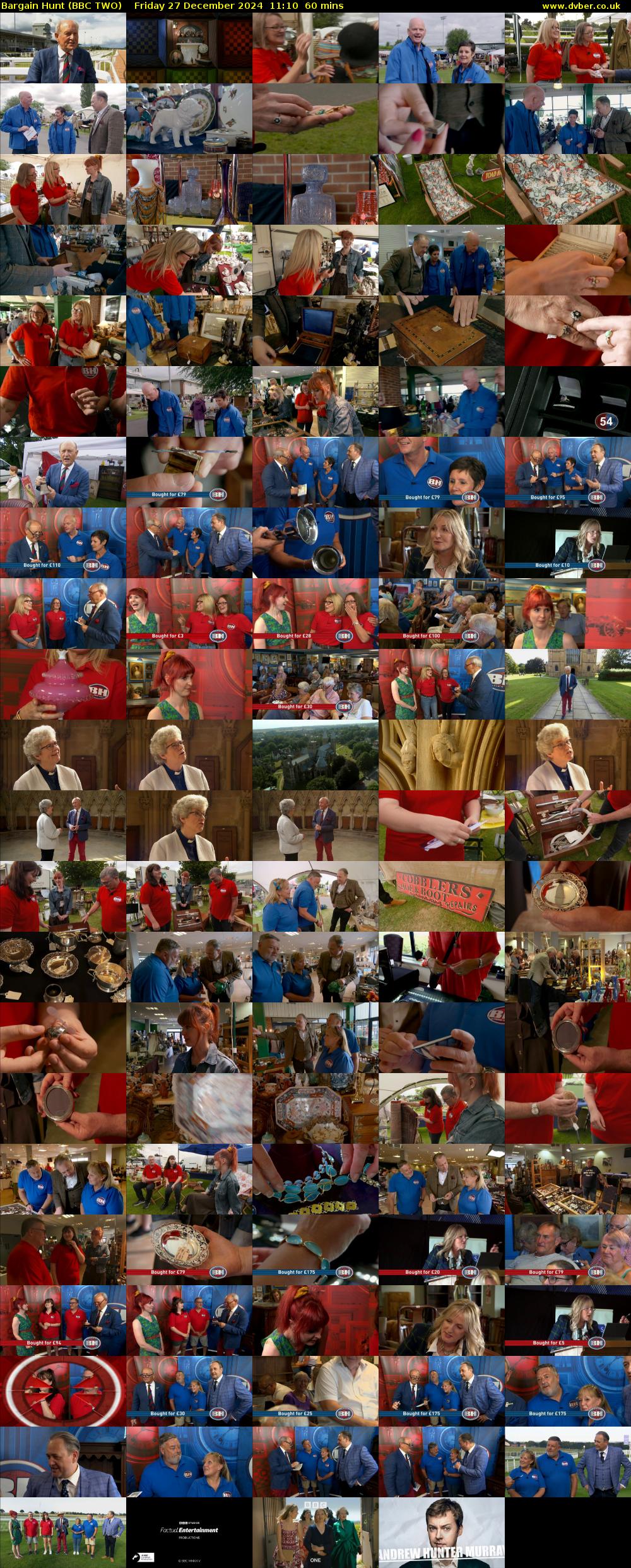 Bargain Hunt (BBC TWO) Friday 27 December 2024 11:10 - 12:10