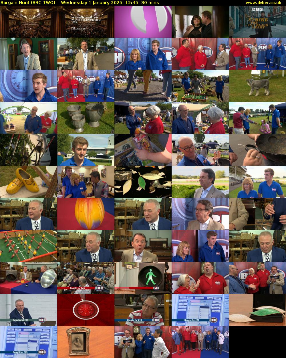Bargain Hunt (BBC TWO) Wednesday 1 January 2025 12:45 - 13:15