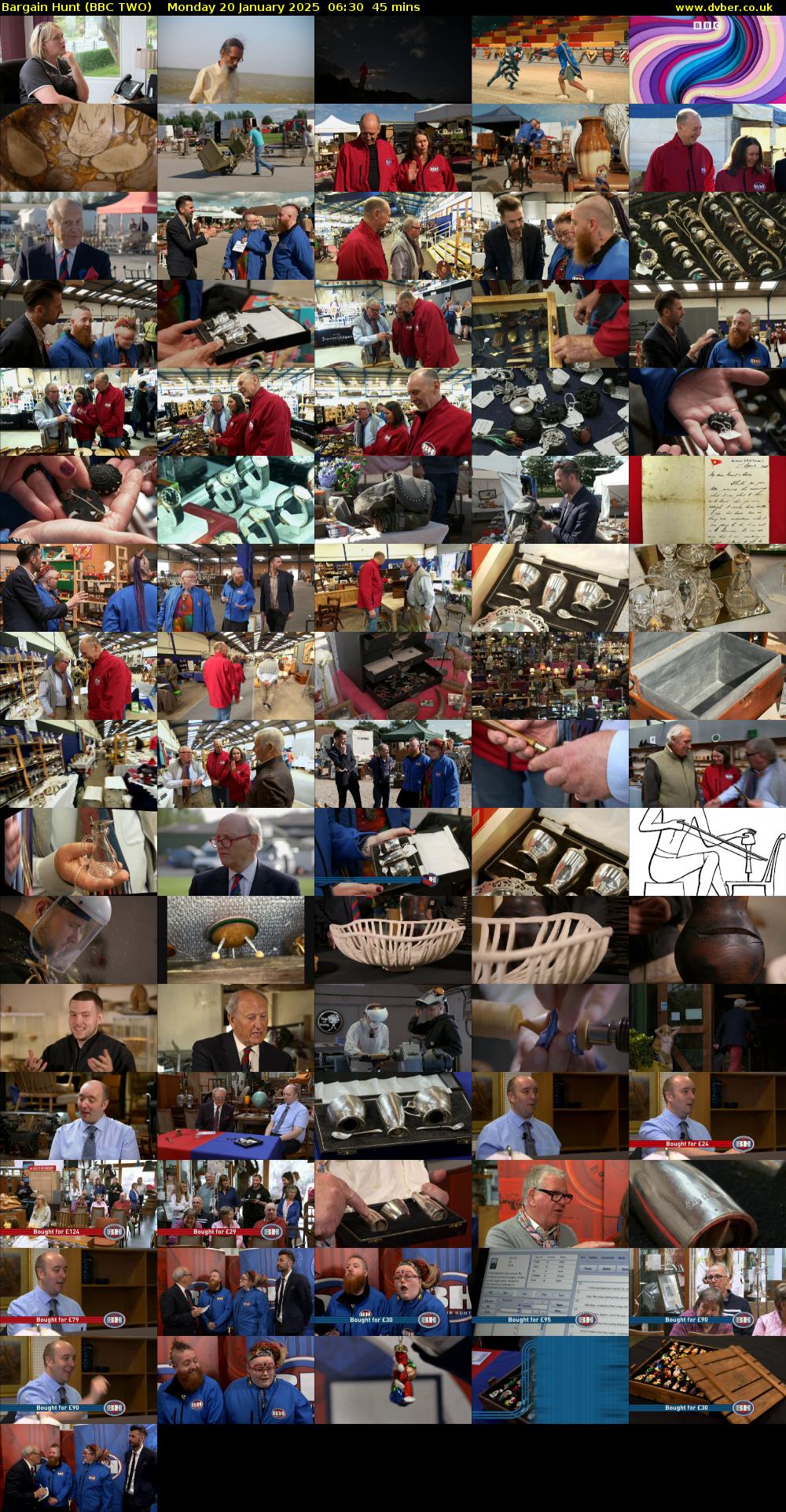 Bargain Hunt (BBC TWO) Monday 20 January 2025 06:30 - 07:15