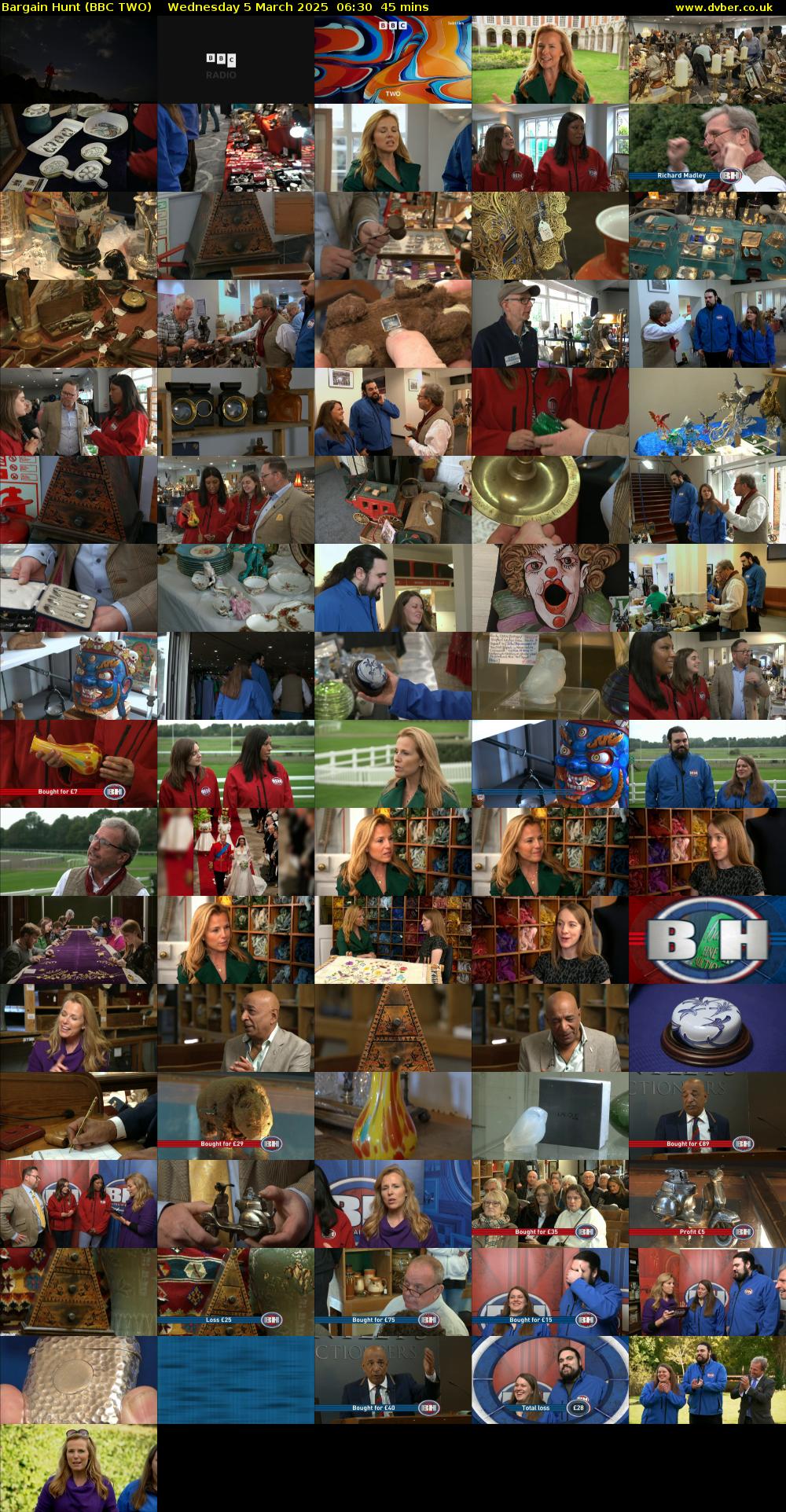 Bargain Hunt (BBC TWO) Wednesday 5 March 2025 06:30 - 07:15