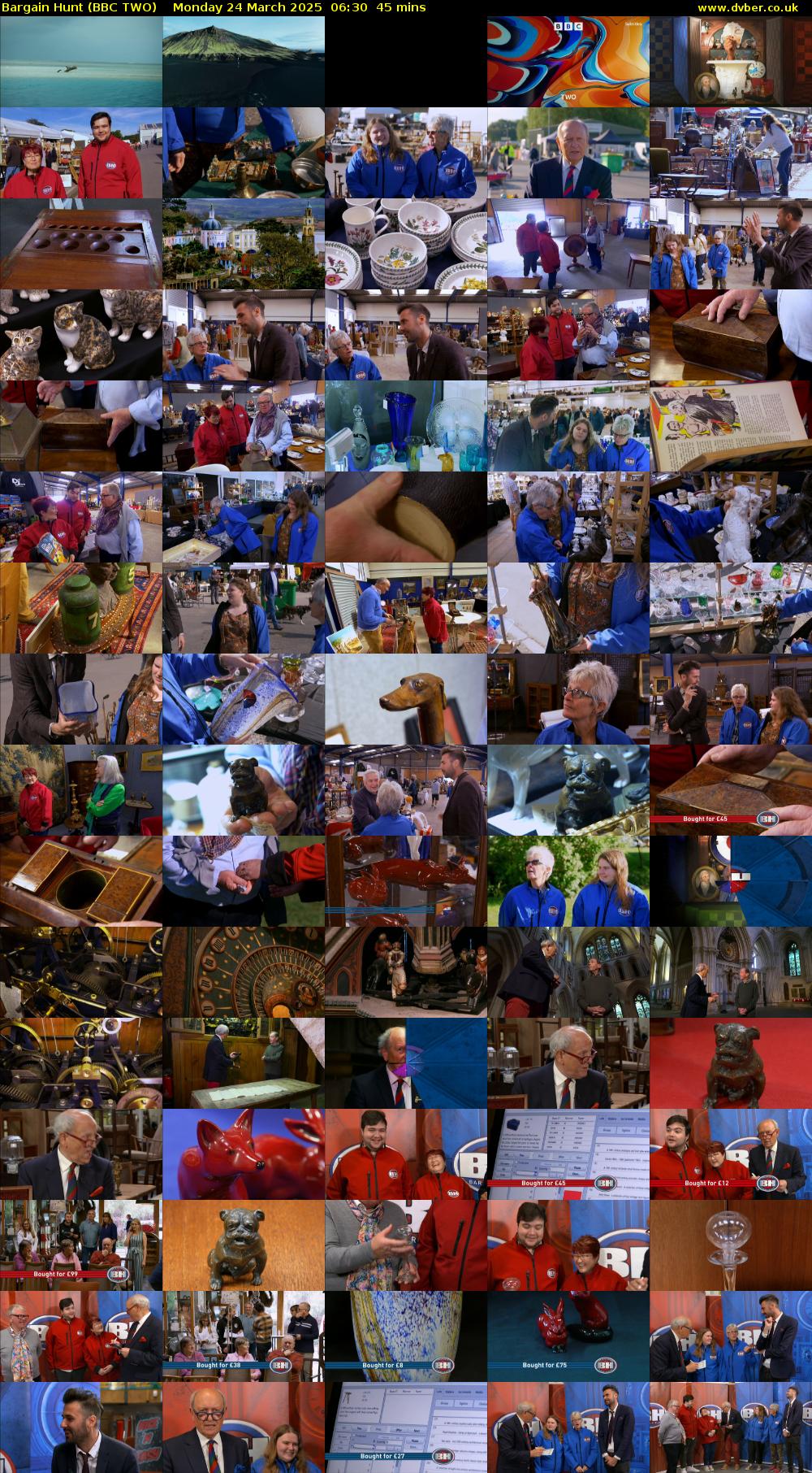 Bargain Hunt (BBC TWO) Monday 24 March 2025 06:30 - 07:15