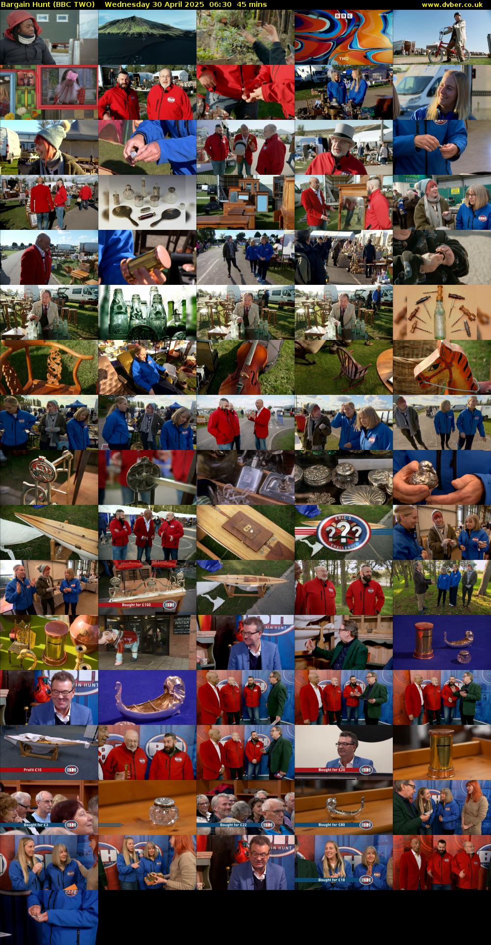 Bargain Hunt (BBC TWO) Wednesday 30 April 2025 06:30 - 07:15
