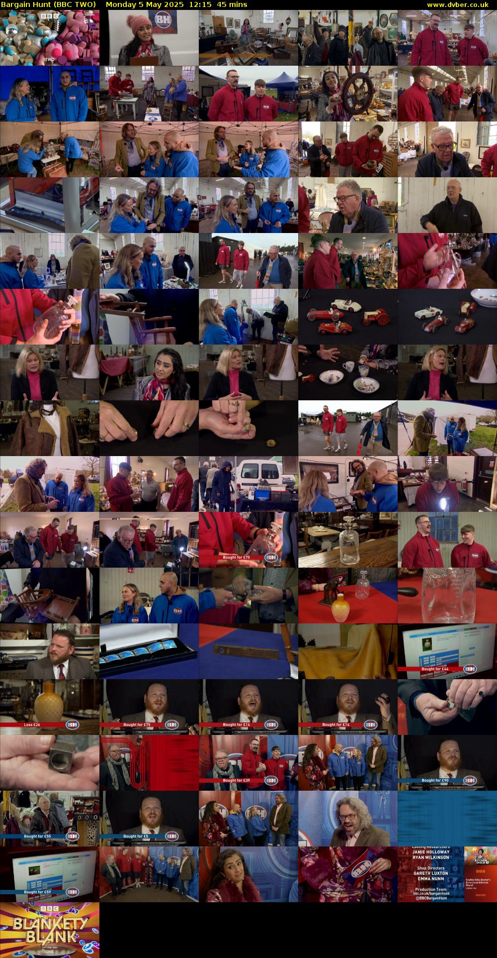 Bargain Hunt (BBC TWO) Monday 5 May 2025 12:15 - 13:00