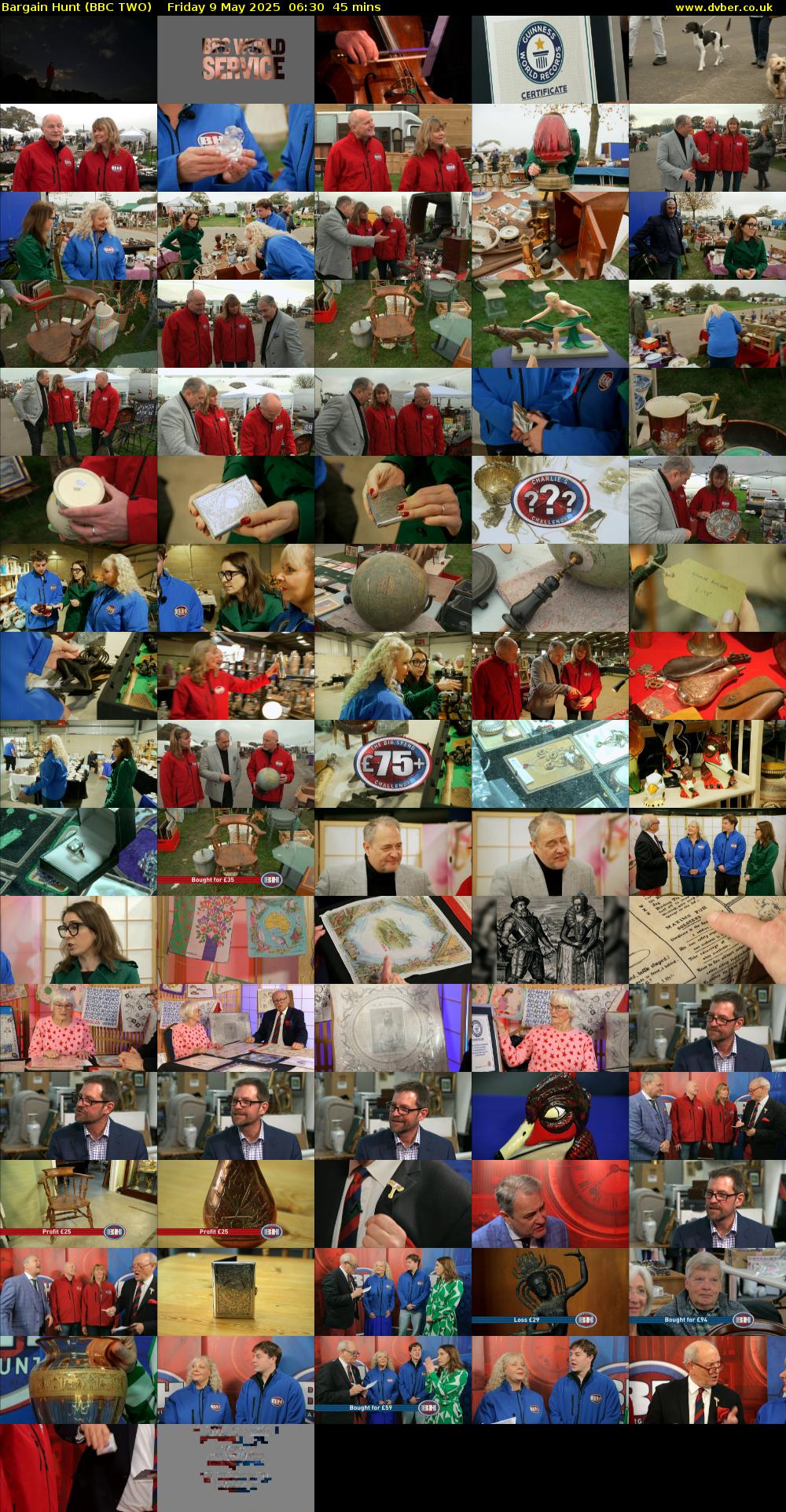 Bargain Hunt (BBC TWO) Friday 9 May 2025 06:30 - 07:15