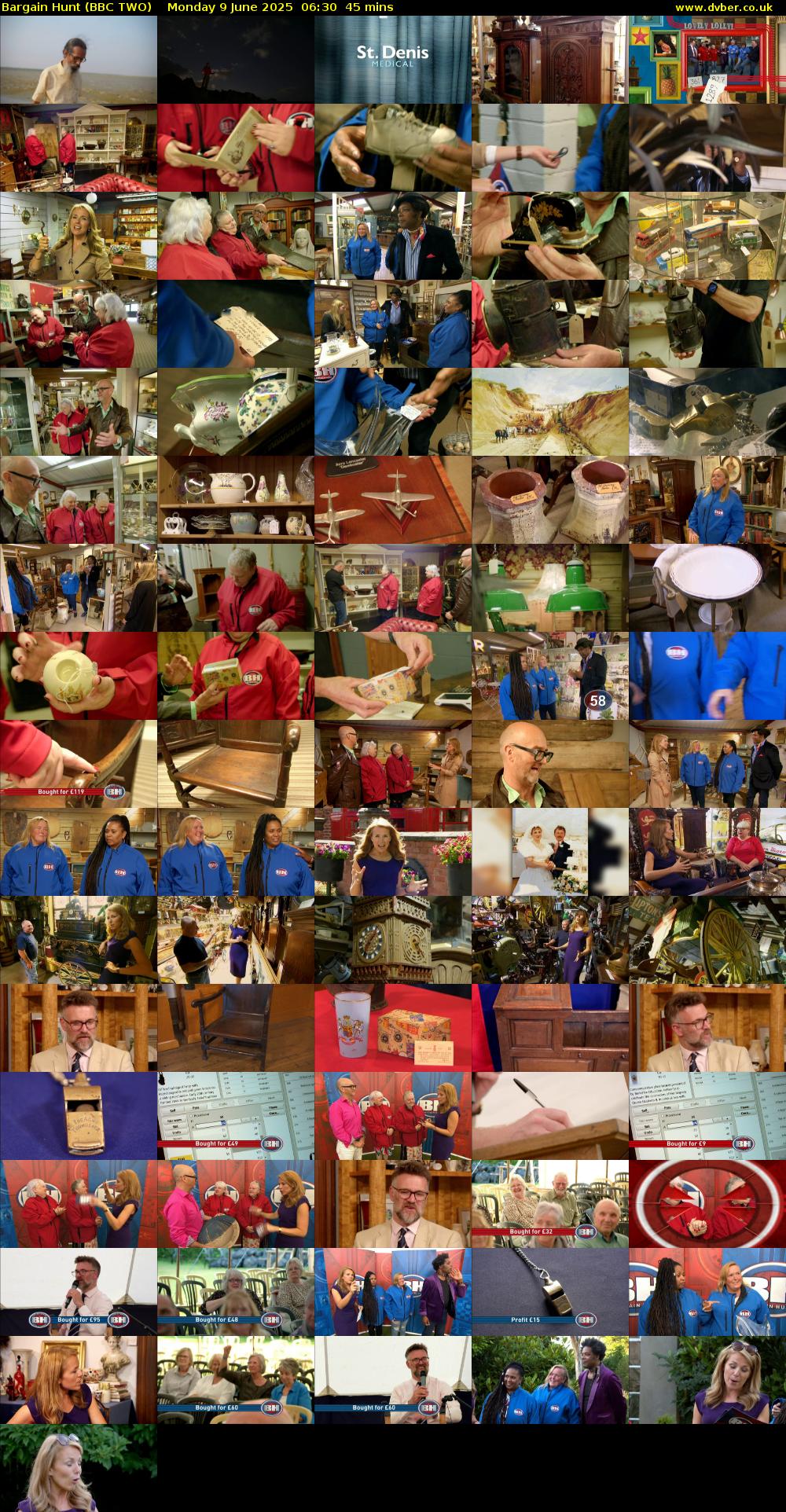 Bargain Hunt (BBC TWO) Monday 9 June 2025 06:30 - 07:15