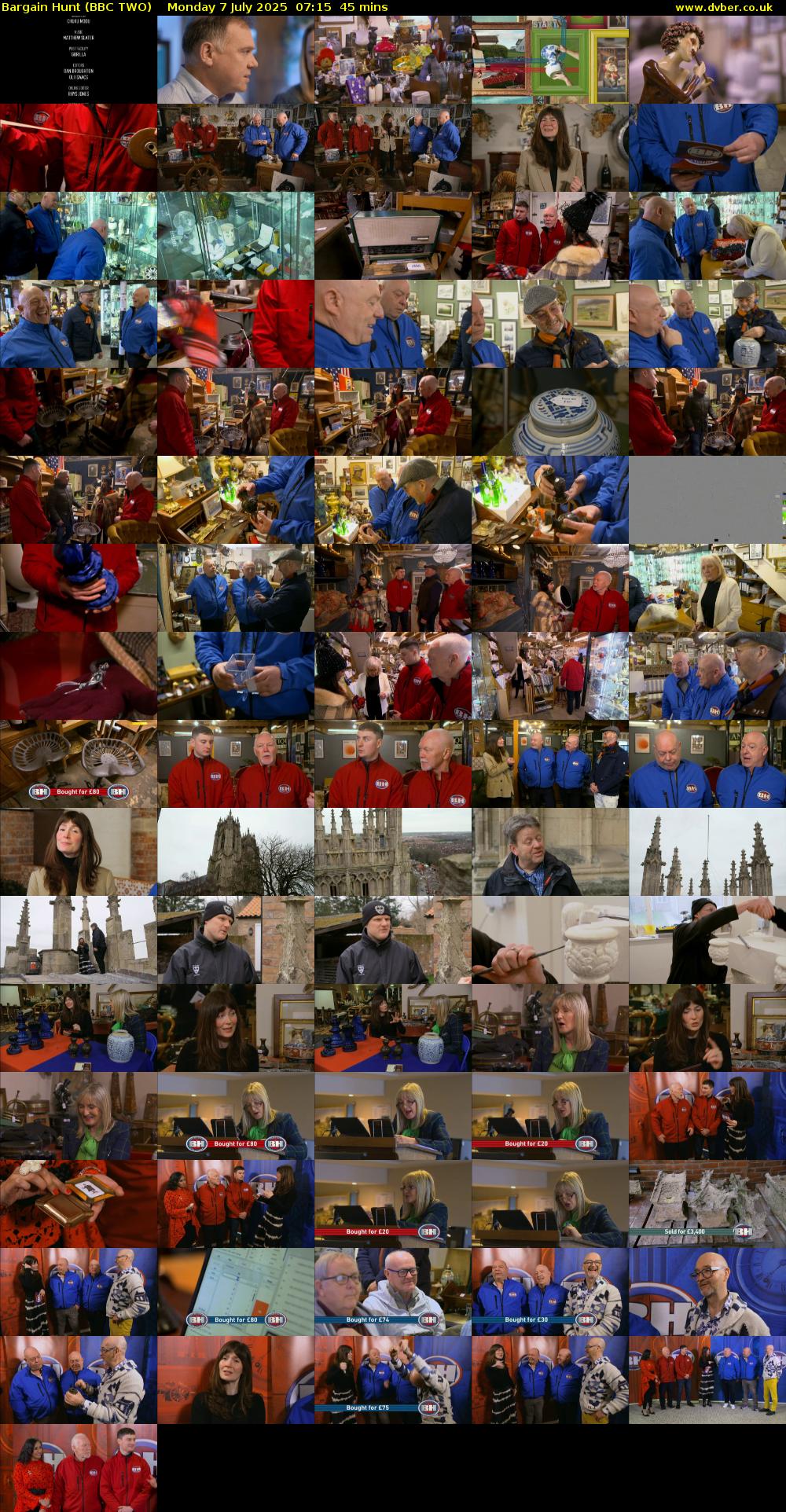 Bargain Hunt (BBC TWO) Monday 7 July 2025 07:15 - 08:00