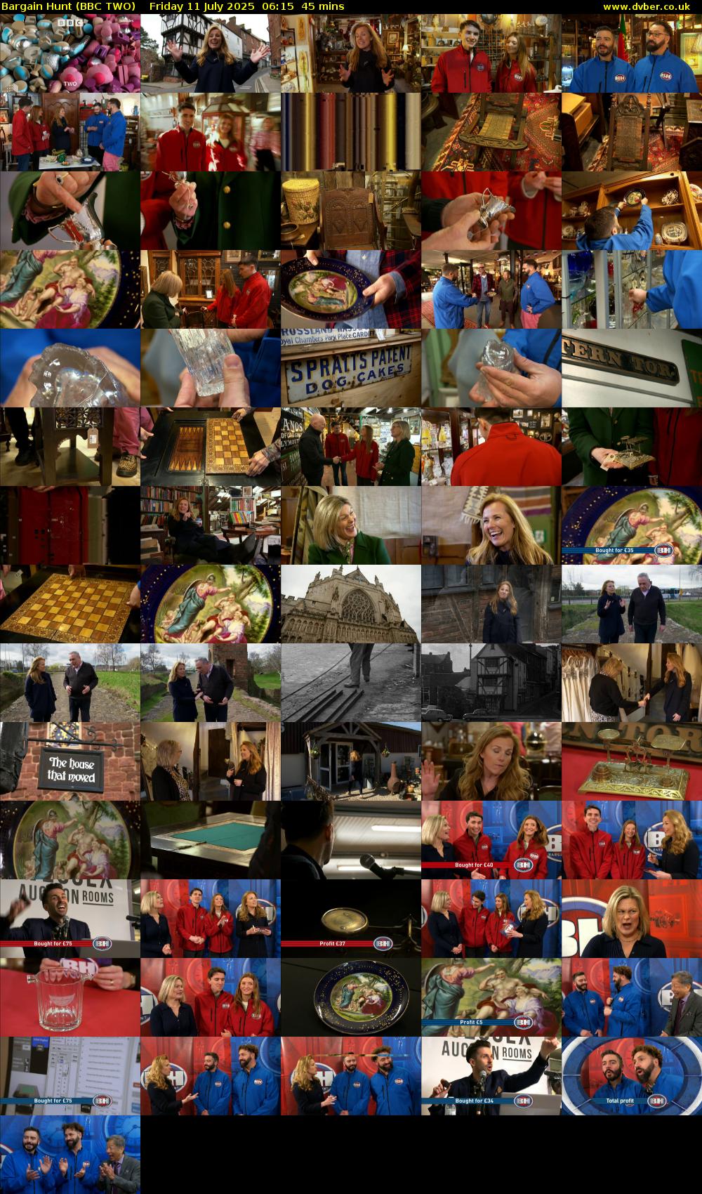 Bargain Hunt (BBC TWO) Friday 11 July 2025 06:15 - 07:00
