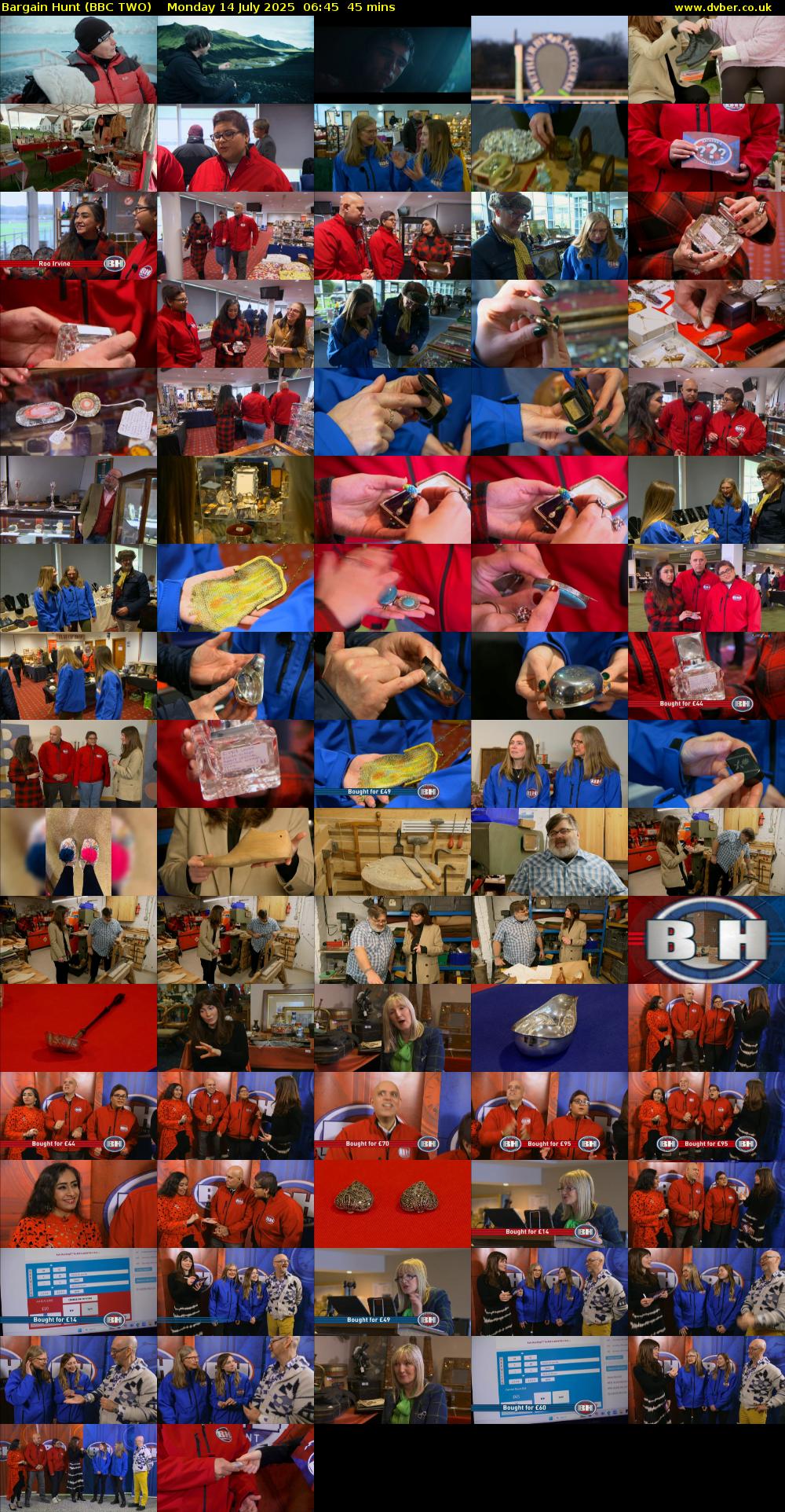 Bargain Hunt (BBC TWO) Monday 14 July 2025 06:45 - 07:30