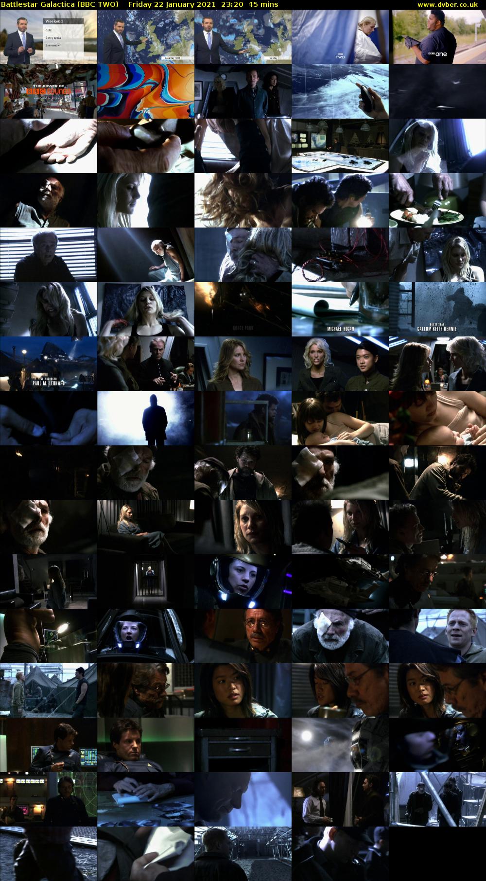 Battlestar Galactica (BBC TWO) Friday 22 January 2021 23:20 - 00:05