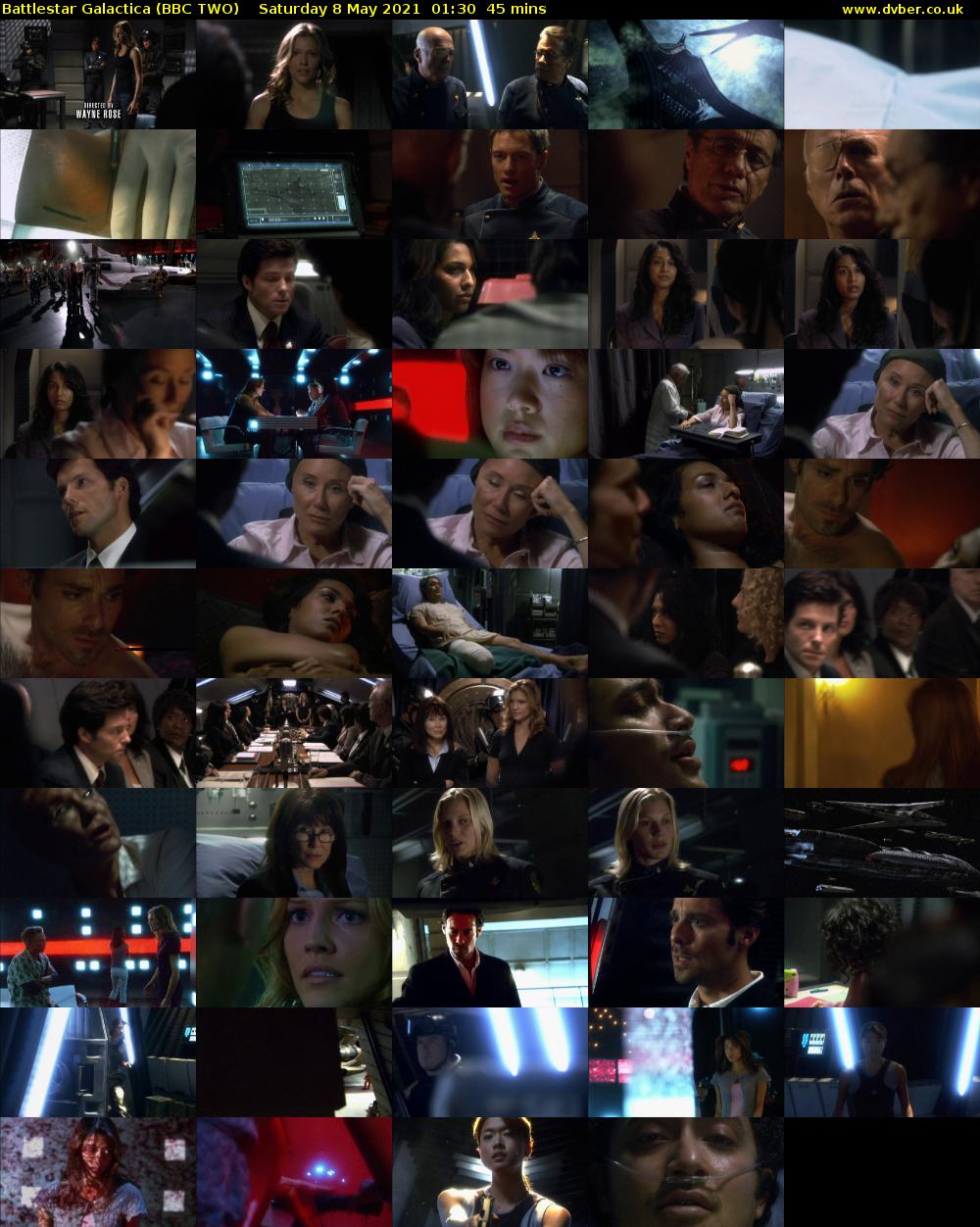 Battlestar Galactica (BBC TWO) Saturday 8 May 2021 01:30 - 02:15