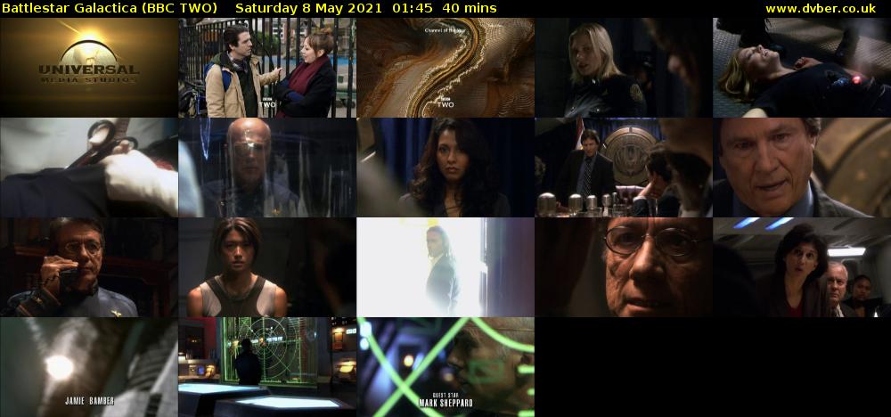 Battlestar Galactica (BBC TWO) Saturday 8 May 2021 01:45 - 02:25