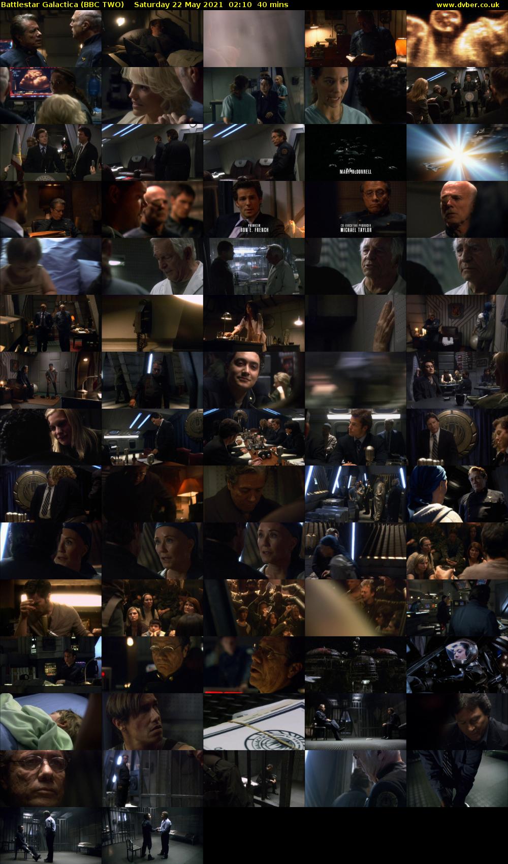 Battlestar Galactica (BBC TWO) Saturday 22 May 2021 02:10 - 02:50