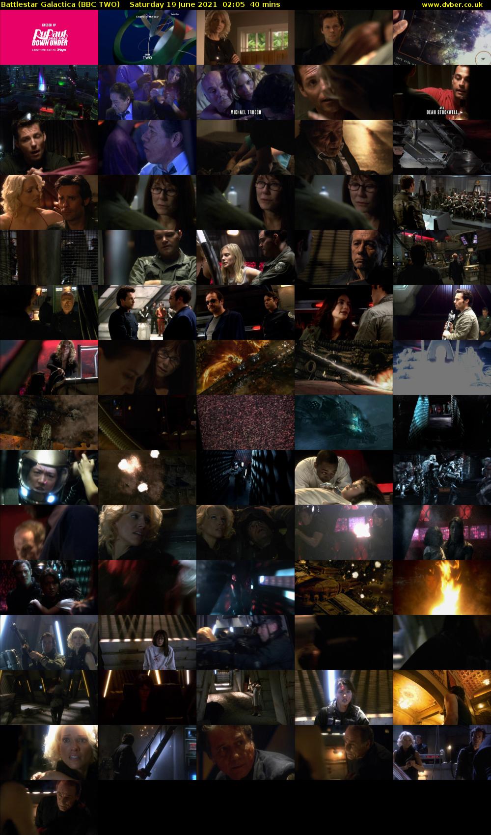Battlestar Galactica (BBC TWO) Saturday 19 June 2021 02:05 - 02:45