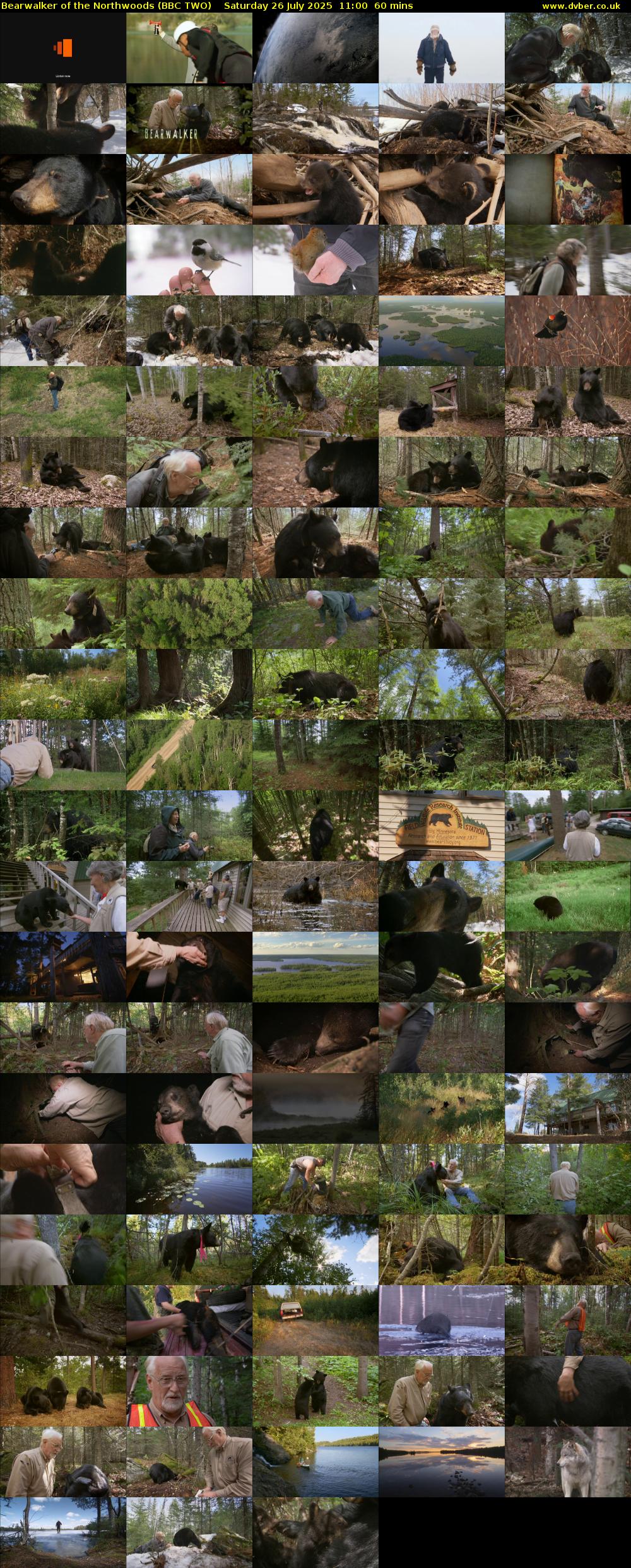 Bearwalker of the Northwoods (BBC TWO) Saturday 26 July 2025 11:00 - 12:00