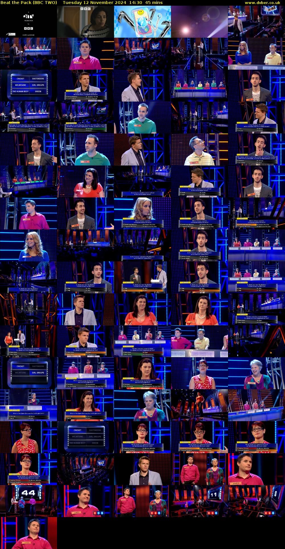 Beat the Pack (BBC TWO) Tuesday 12 November 2024 14:30 - 15:15