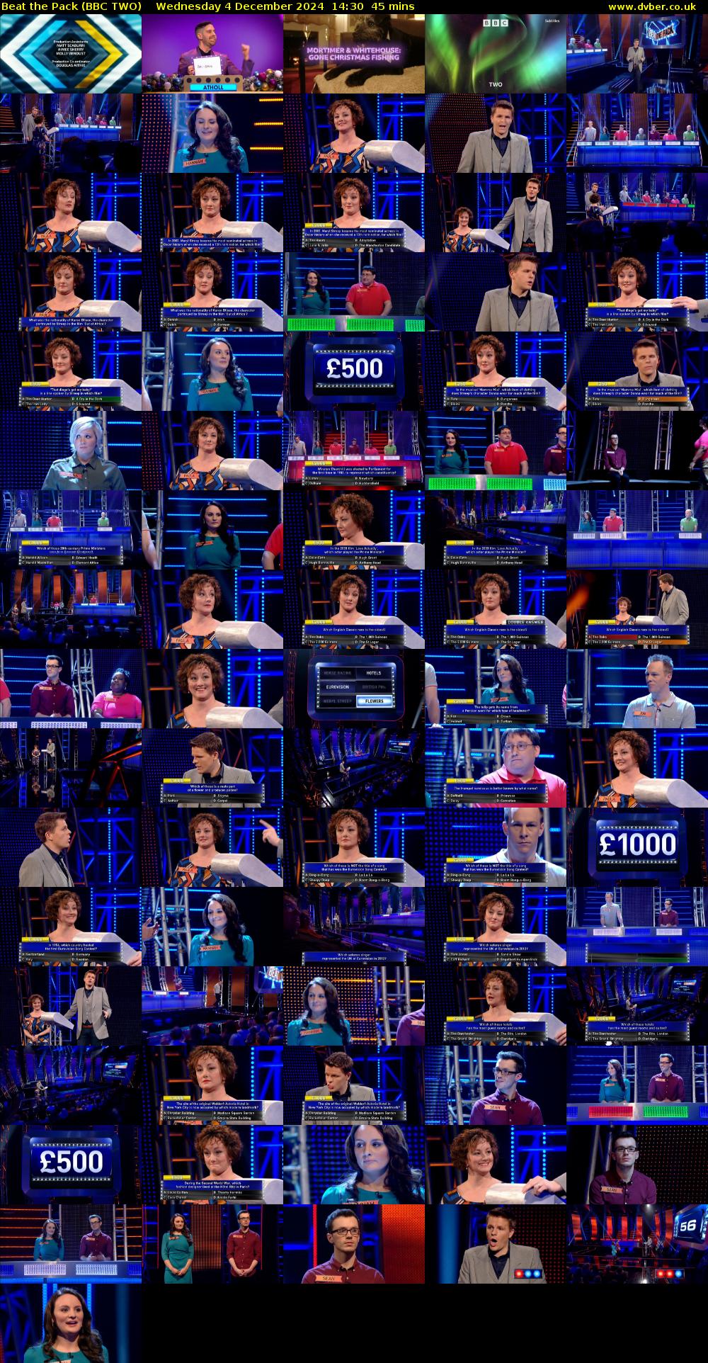 Beat the Pack (BBC TWO) Wednesday 4 December 2024 14:30 - 15:15