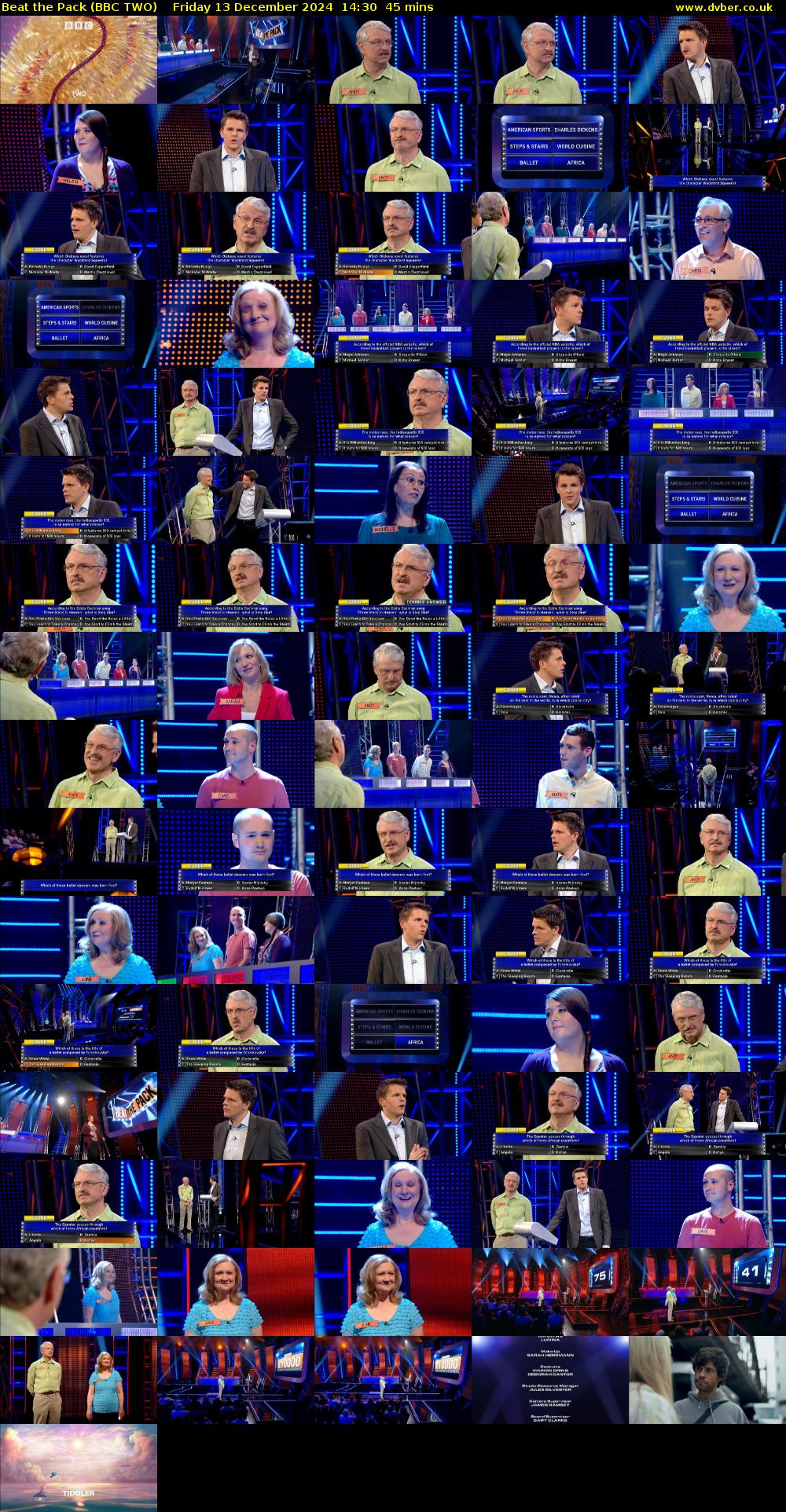 Beat the Pack (BBC TWO) Friday 13 December 2024 14:30 - 15:15