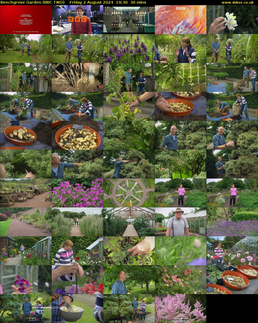 Beechgrove Garden (BBC TWO) Friday 2 August 2024 19:30 - 20:00
