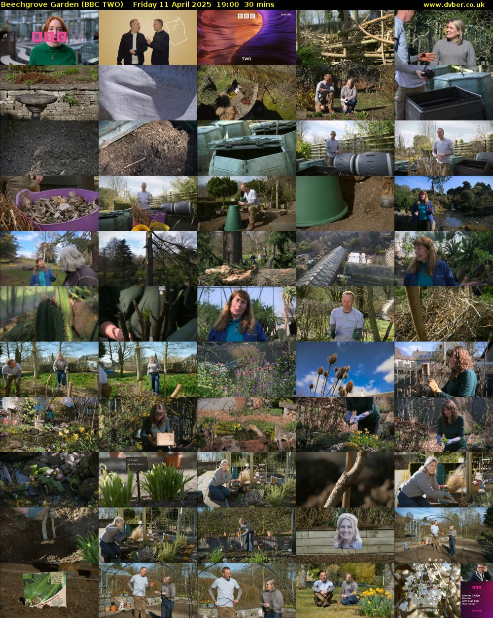 Beechgrove Garden (BBC TWO) Friday 11 April 2025 19:00 - 19:30