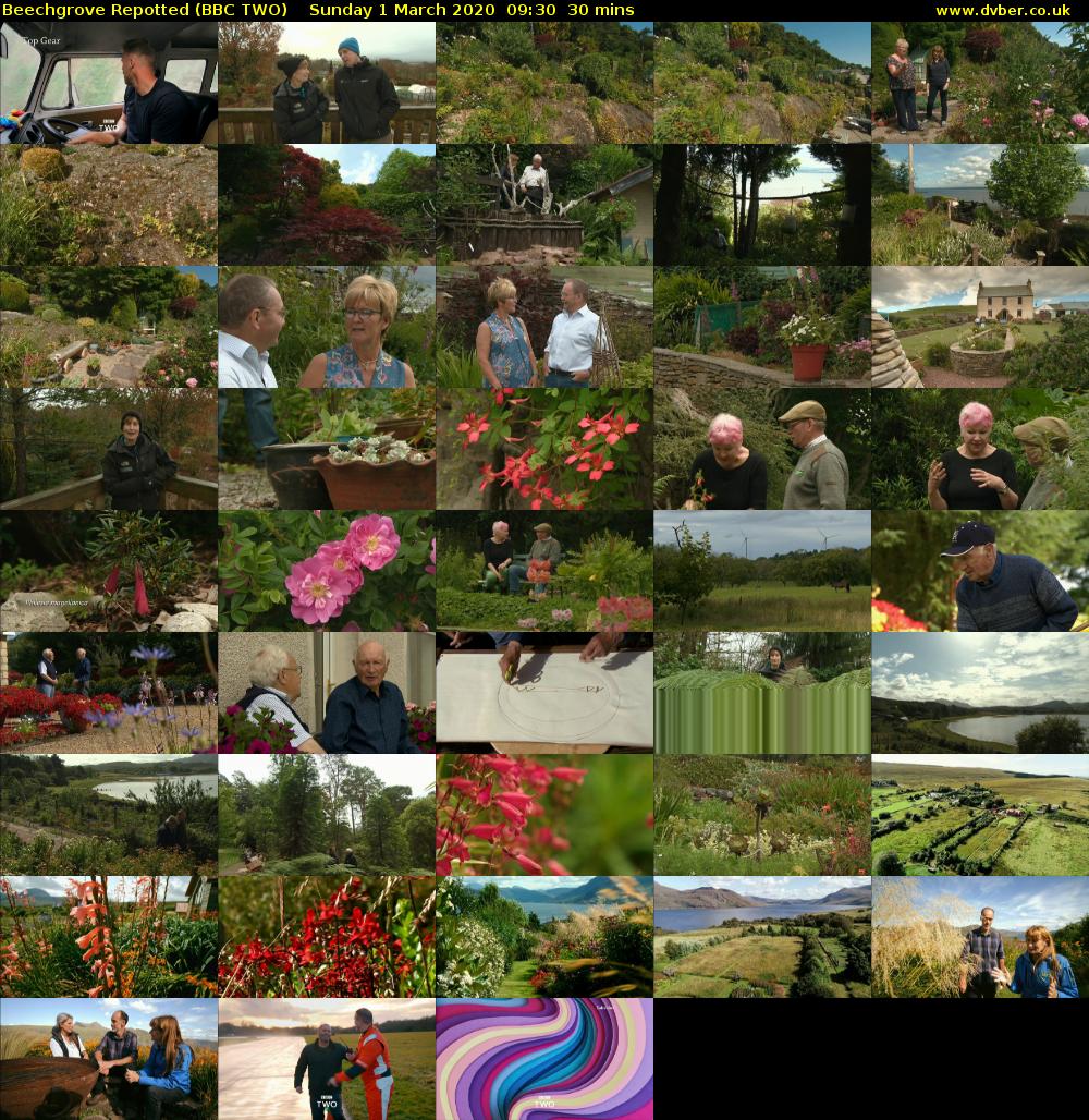 Beechgrove Repotted (BBC TWO) Sunday 1 March 2020 09:30 - 10:00