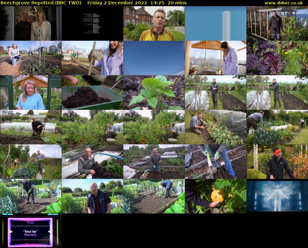 Beechgrove Repotted (BBC TWO) Friday 2 December 2022 14:25 - 14:45