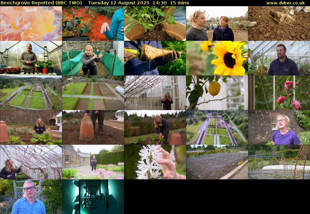 Beechgrove Repotted (BBC TWO) Tuesday 12 August 2025 14:30 - 14:45