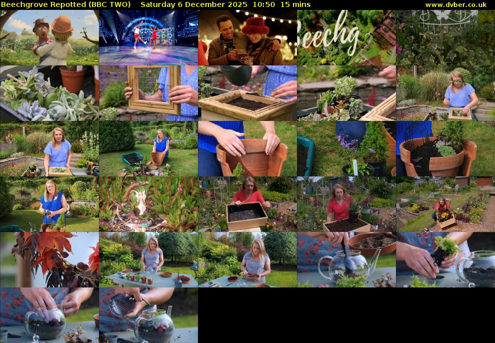 Beechgrove Repotted (BBC TWO) Saturday 6 December 2025 10:50 - 11:05