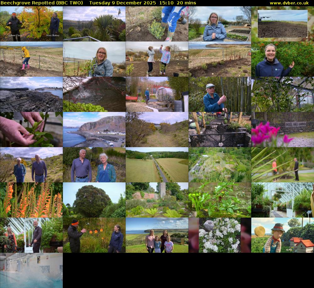 Beechgrove Repotted (BBC TWO) Tuesday 9 December 2025 15:10 - 15:30