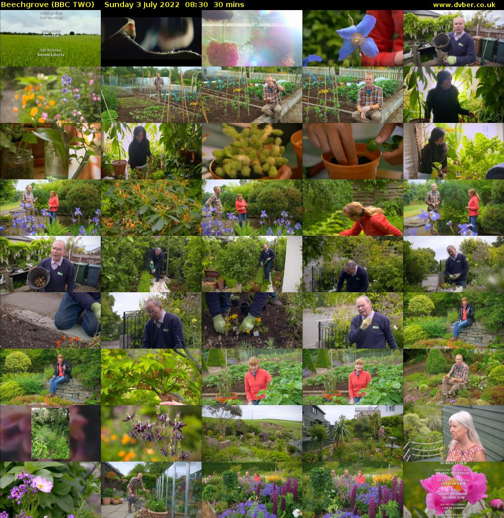 Beechgrove (BBC TWO) Sunday 3 July 2022 08:30 - 09:00