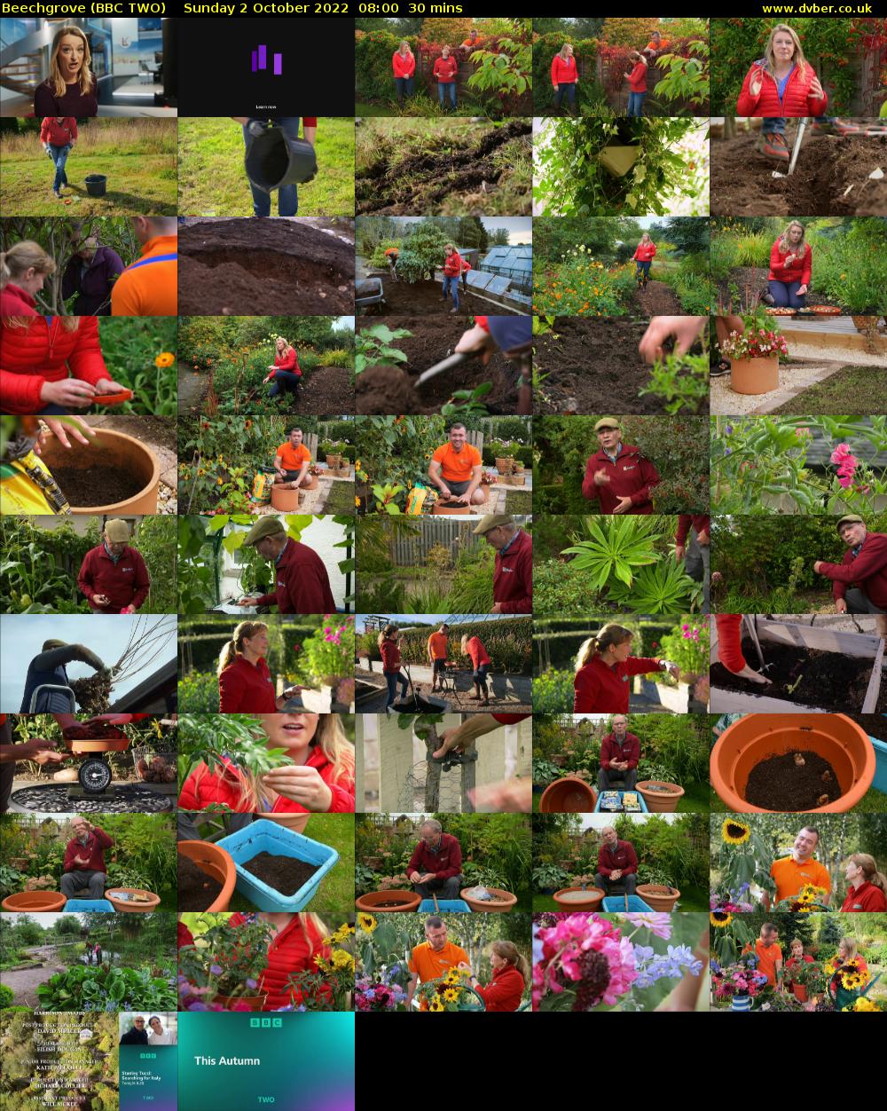 Beechgrove (BBC TWO) Sunday 2 October 2022 08:00 - 08:30