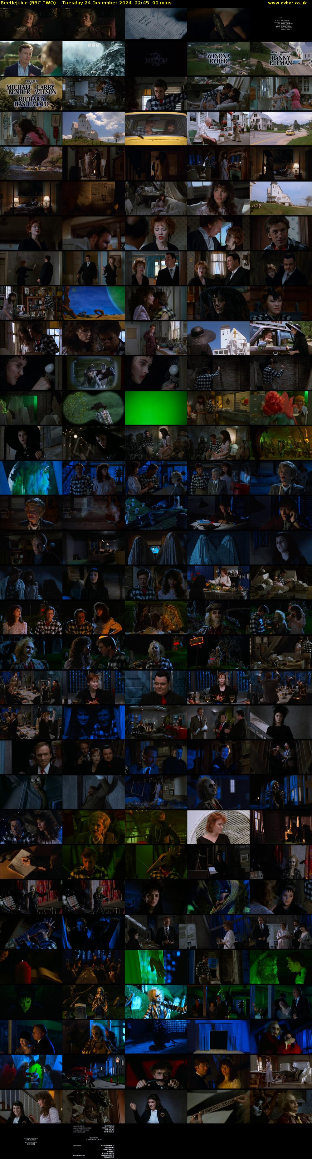 Beetlejuice (BBC TWO) Tuesday 24 December 2024 22:45 - 00:15