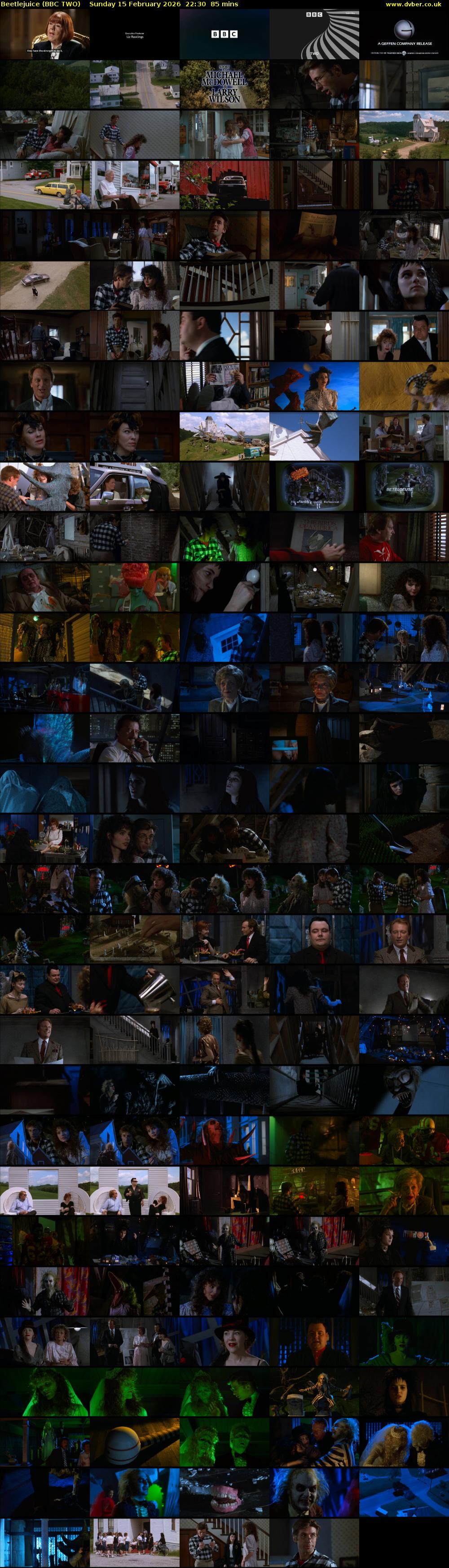 Beetlejuice (BBC TWO) Sunday 15 February 2026 22:30 - 23:55