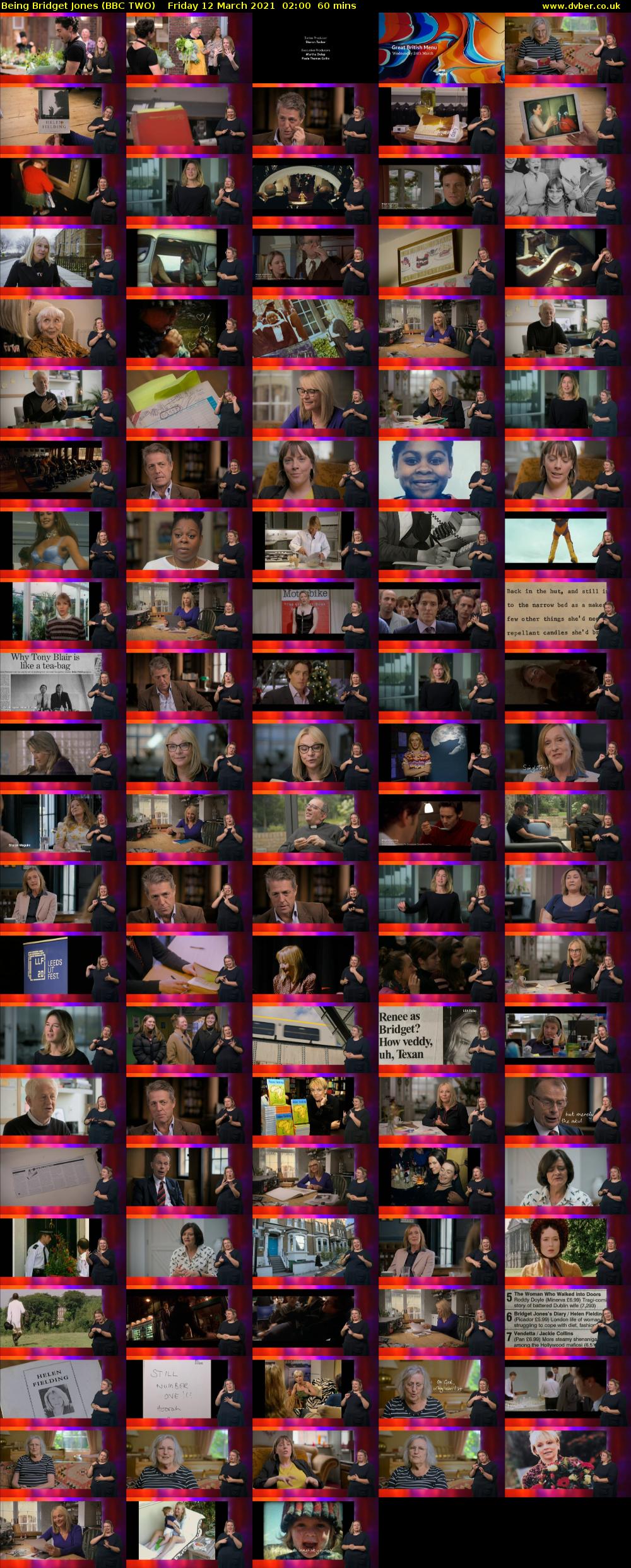 Being Bridget Jones (BBC TWO) Friday 12 March 2021 02:00 - 03:00