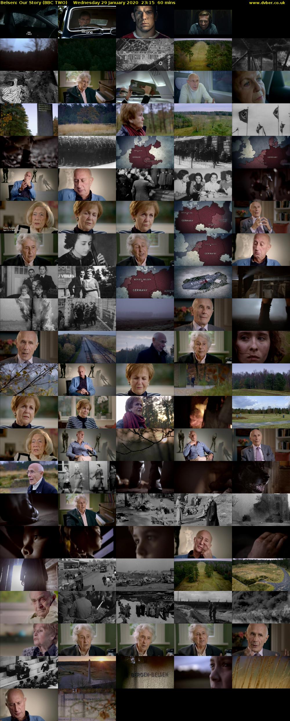 Belsen: Our Story (BBC TWO) Wednesday 29 January 2020 23:15 - 00:15