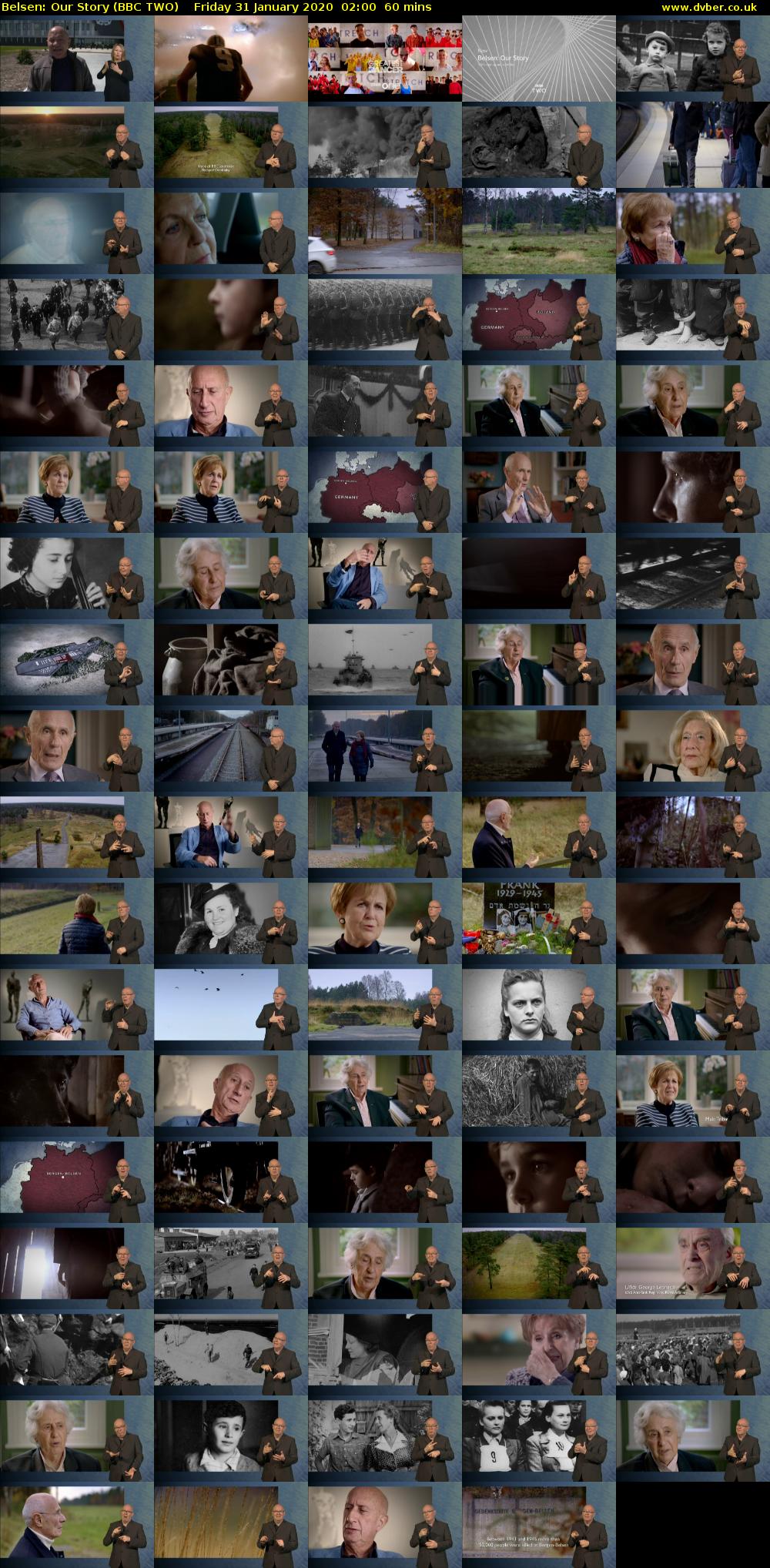 Belsen: Our Story (BBC TWO) Friday 31 January 2020 02:00 - 03:00