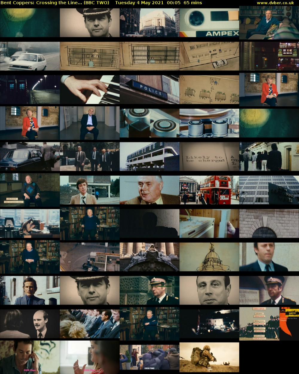 Bent Coppers: Crossing the Line... (BBC TWO) Tuesday 4 May 2021 00:05 - 01:10
