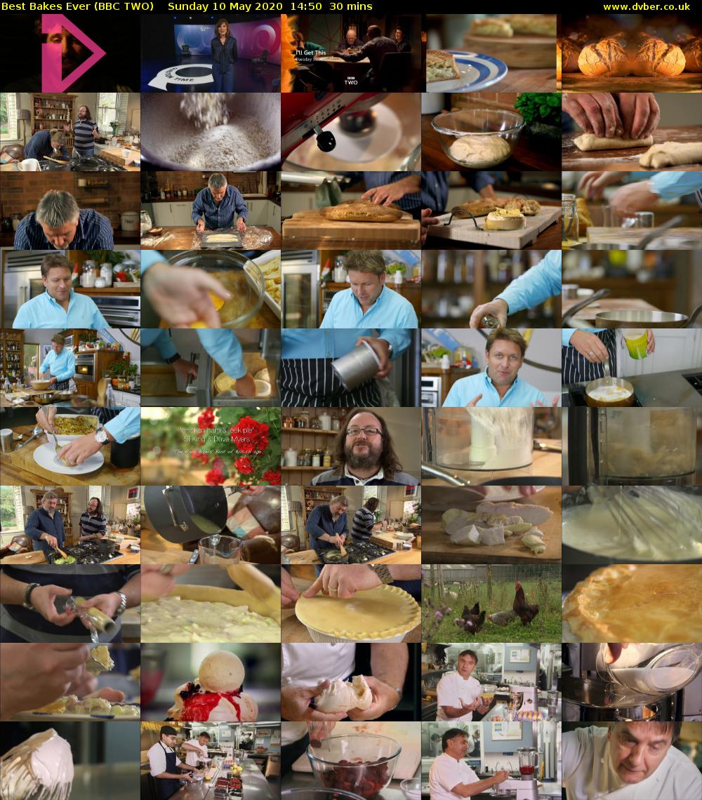 Best Bakes Ever (BBC TWO) Sunday 10 May 2020 14:50 - 15:20