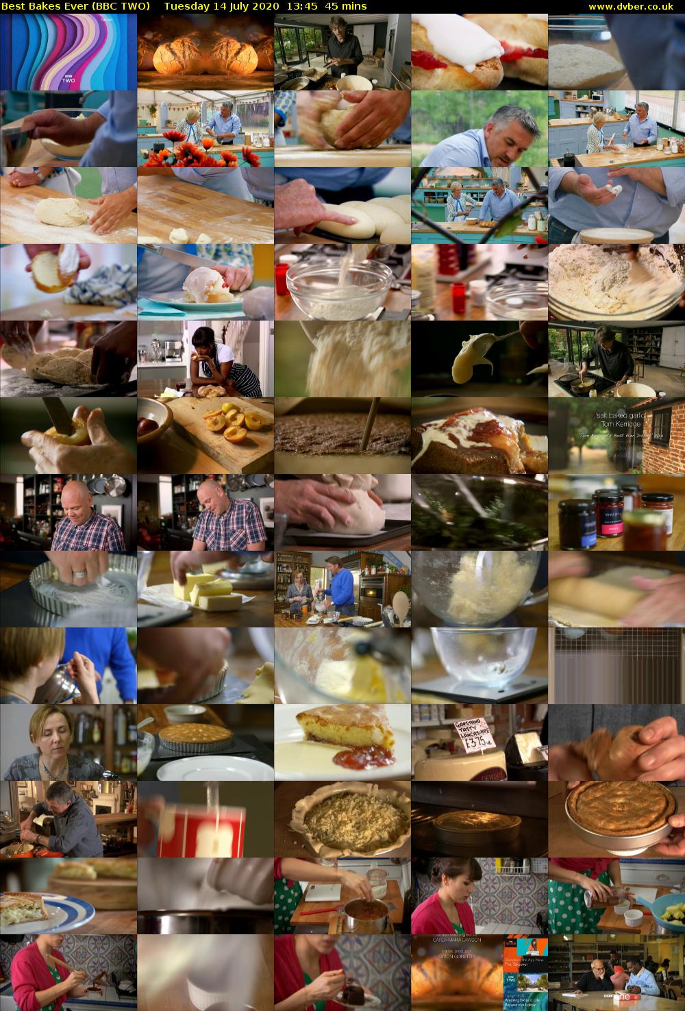 Best Bakes Ever (BBC TWO) Tuesday 14 July 2020 13:45 - 14:30