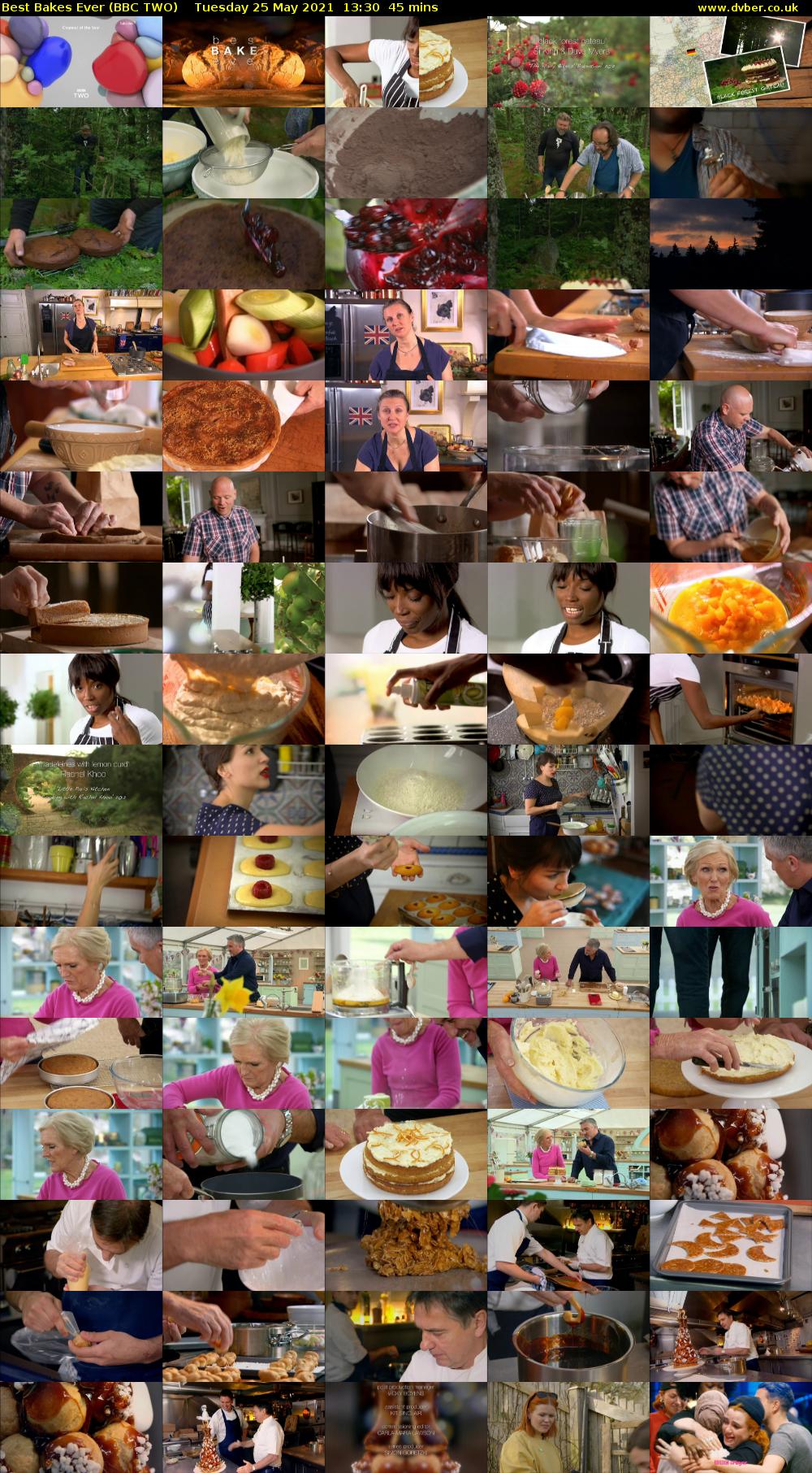 Best Bakes Ever (BBC TWO) Tuesday 25 May 2021 13:30 - 14:15