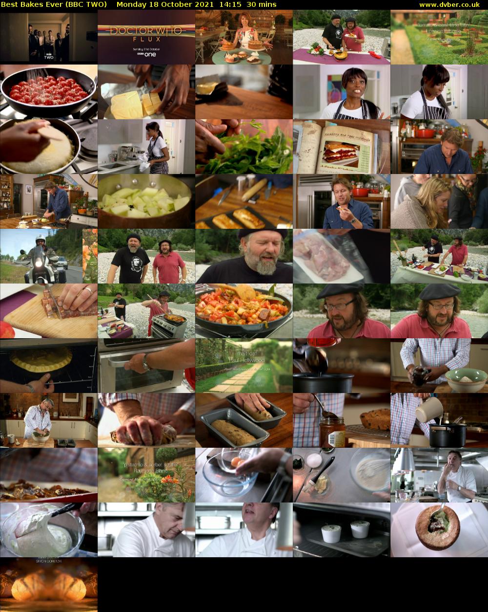 Best Bakes Ever (BBC TWO) Monday 18 October 2021 14:15 - 14:45