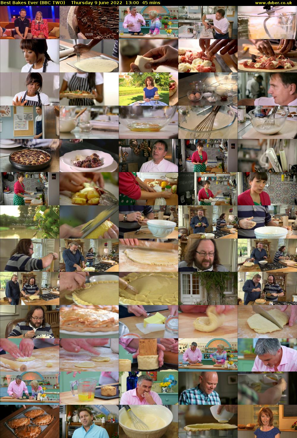 Best Bakes Ever (BBC TWO) Thursday 9 June 2022 13:00 - 13:45