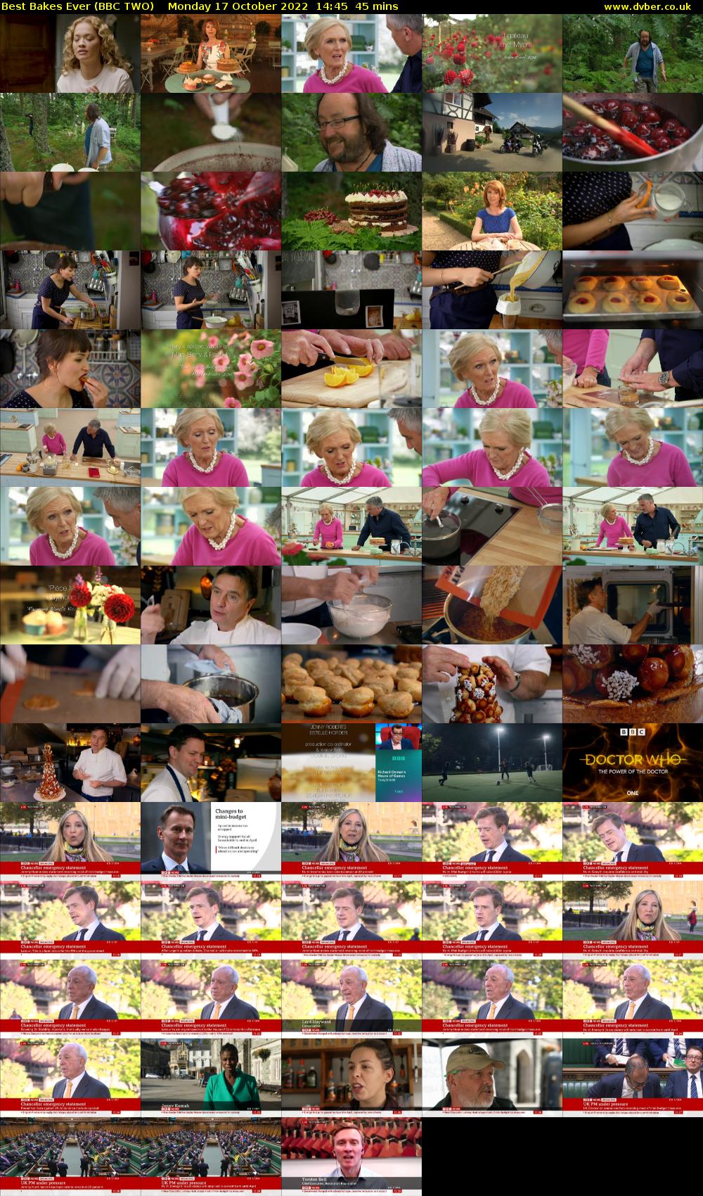 Best Bakes Ever (BBC TWO) Monday 17 October 2022 14:45 - 15:30