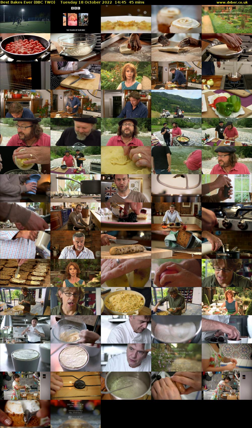 Best Bakes Ever (BBC TWO) Tuesday 18 October 2022 14:45 - 15:30