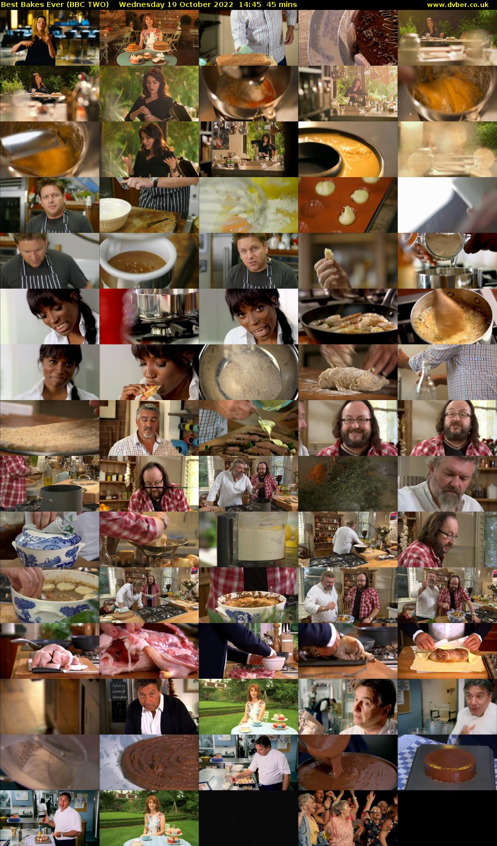 Best Bakes Ever (BBC TWO) Wednesday 19 October 2022 14:45 - 15:30