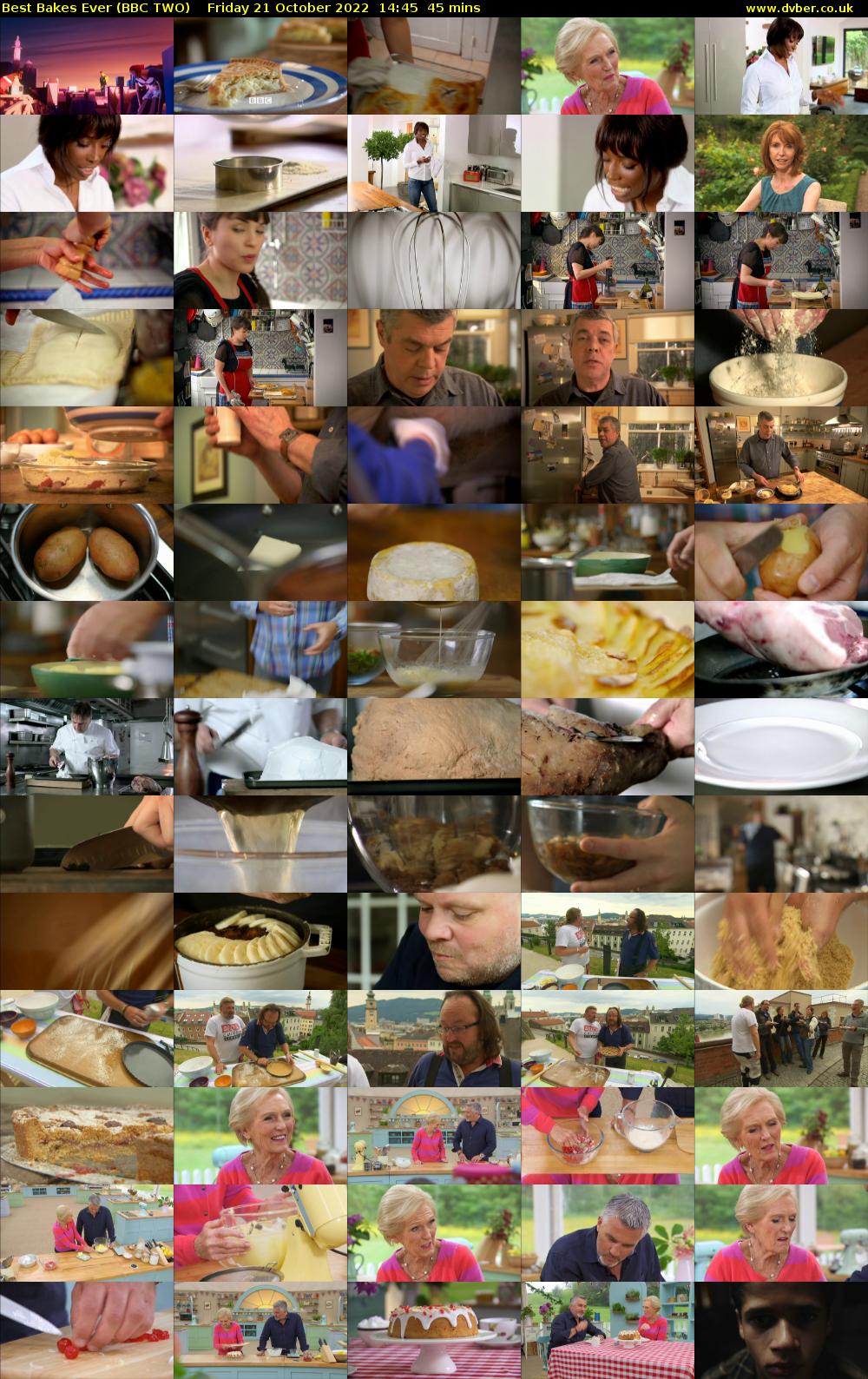 Best Bakes Ever (BBC TWO) Friday 21 October 2022 14:45 - 15:30